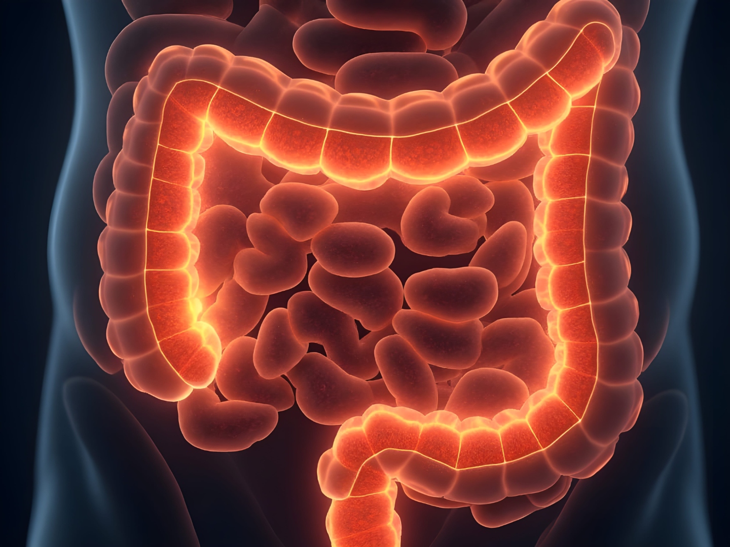 Jelita — wizualizacja przewodu pokarmowego